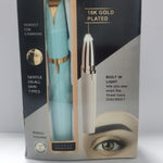 Mini Electric Eyebrow Trimmer Lipstick Brows Pen Hair Remover Painless Razor Epilator with LED Light