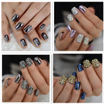 Metal false nails for women