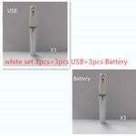 Mini Electric Eyebrow Trimmer Lipstick Brows Pen Hair Remover Painless Razor Epilator with LED Light