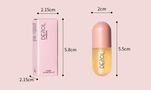 Day Night Instant Volume Lip Plumper Oil Clear Lasting Nourishing Repairing Reduce Lip Fine Line Care Lip Beauty Cosmetic