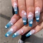 Wearing Nails Finished Soft Nails False Nails